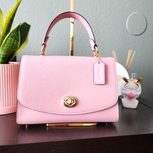 Coach tilly top handle blossom pink